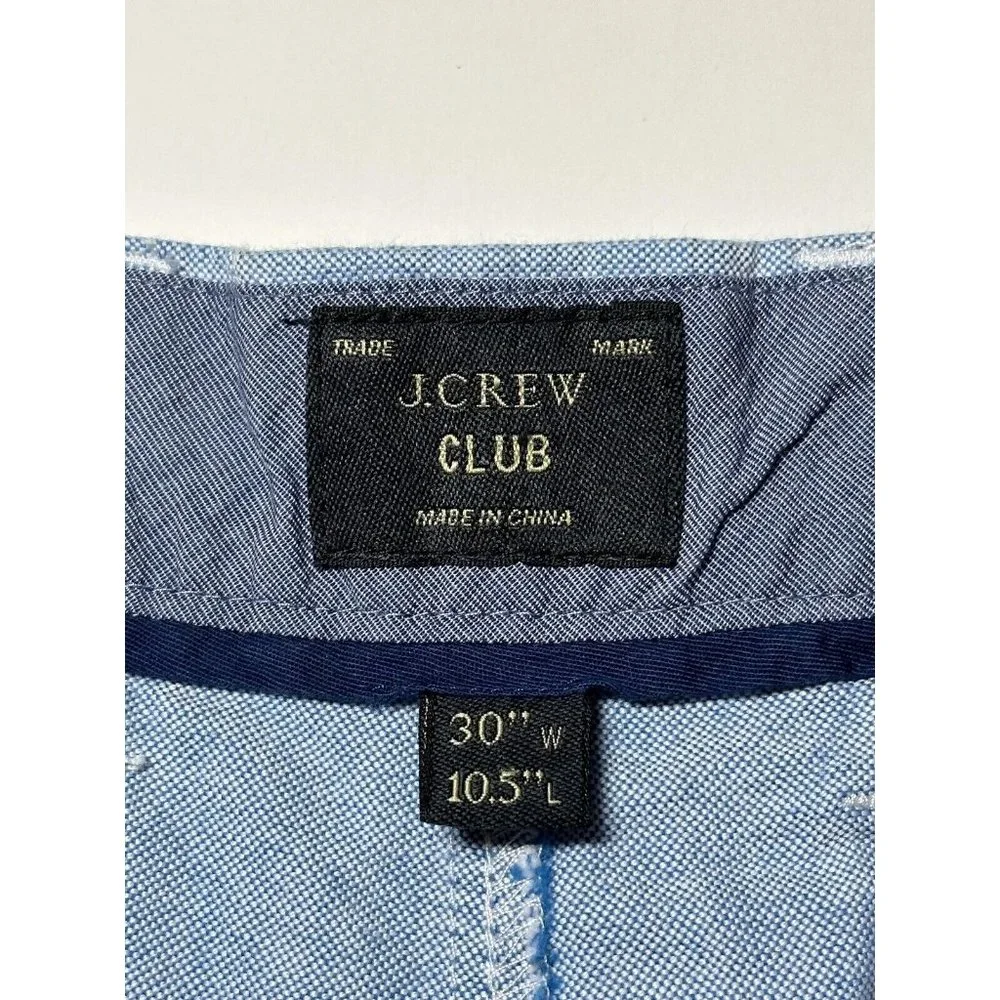 J Crew Club Men’s Size 30 Blue 4 Pocket Shorts Bermuda Golf Casual Outdoor - Picture 6 of 8